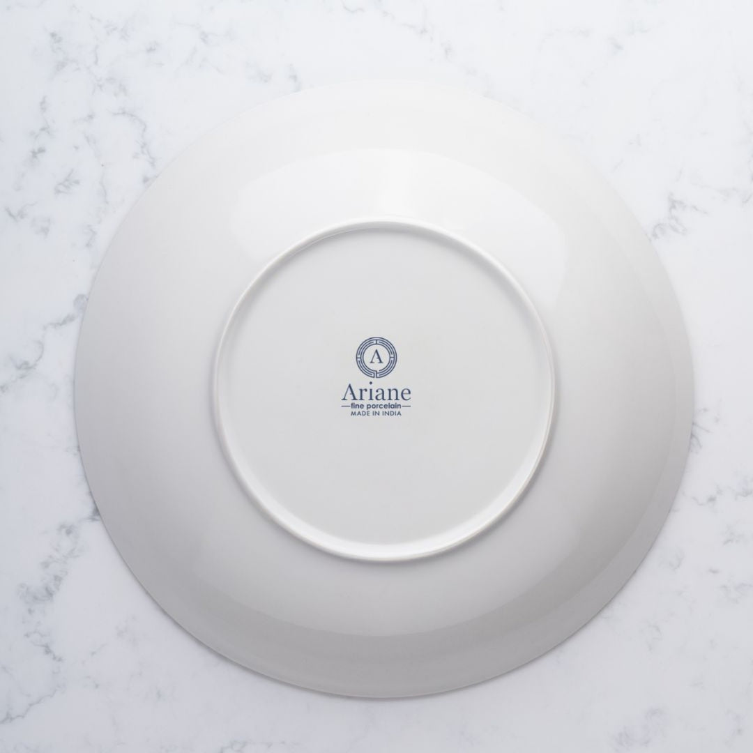 Round Wok Deep Plate | Set of 6, Porcelain