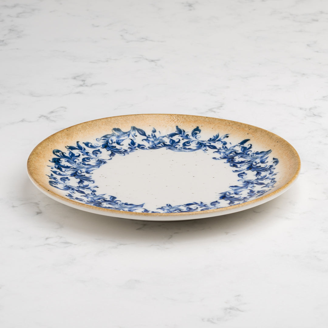 Round Rimless Plate | Porcelain Set of 12