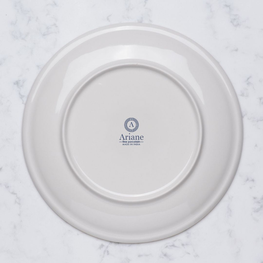 Porcelain Round Rimless Plate | Amalfi | Set of 6