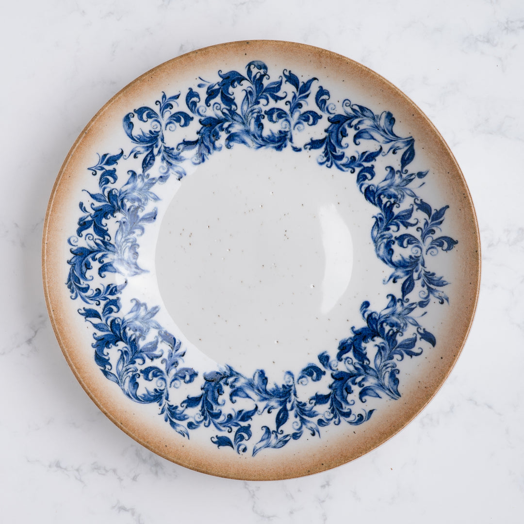 Round Deep Plate | Porcelain | 8.2", Pack of 6