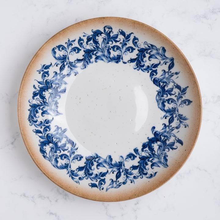 Round Deep Plate | Porcelain | 8.2", Pack of 6