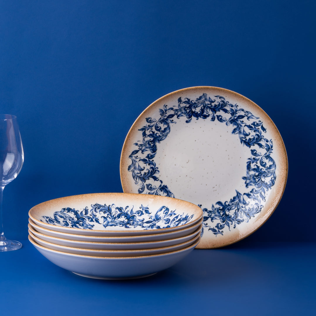 Round Cous Cous Deep Plate | 10.23" |  Porcelain, Pack of 6