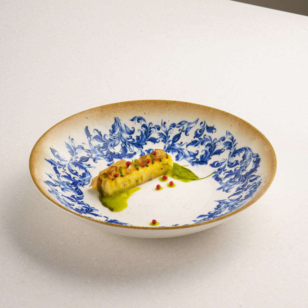 Round Cous Cous Deep Plate | 10.23" |  Porcelain, Pack of 6