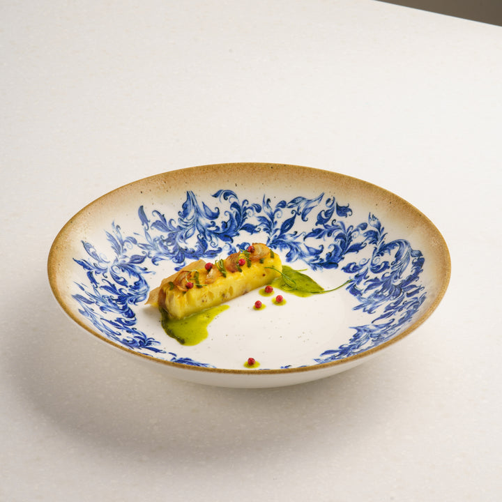 Round Cous Cous Deep Plate | 10.23" |  Porcelain, Pack of 6
