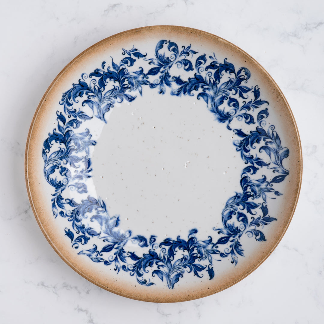 Round Wok Deep Plate | Porcelain|  11", Pack  of 6