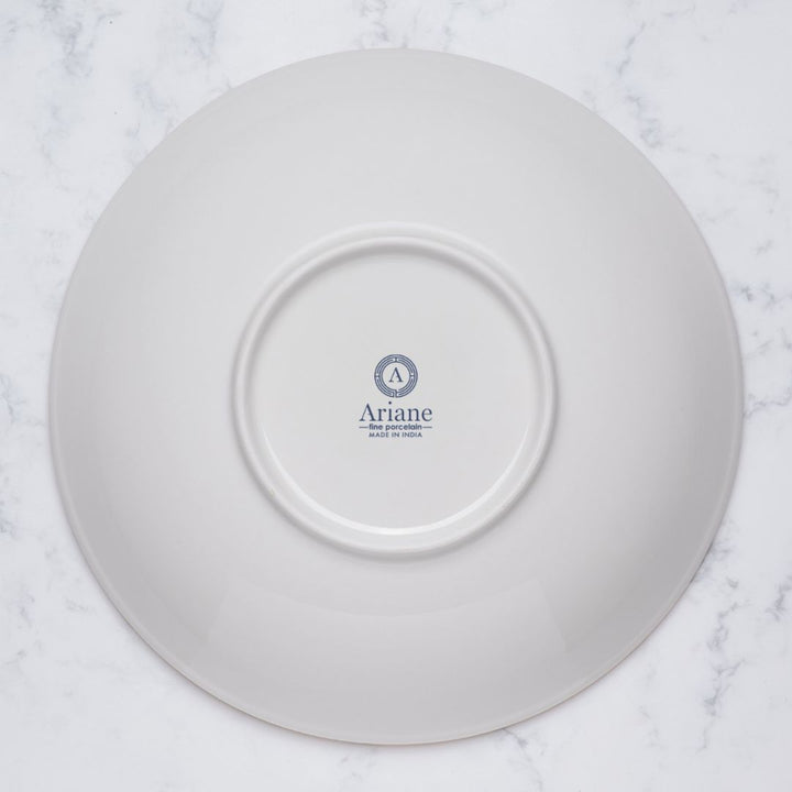Round Wok Deep Plate | Porcelain|  11", Pack  of 6