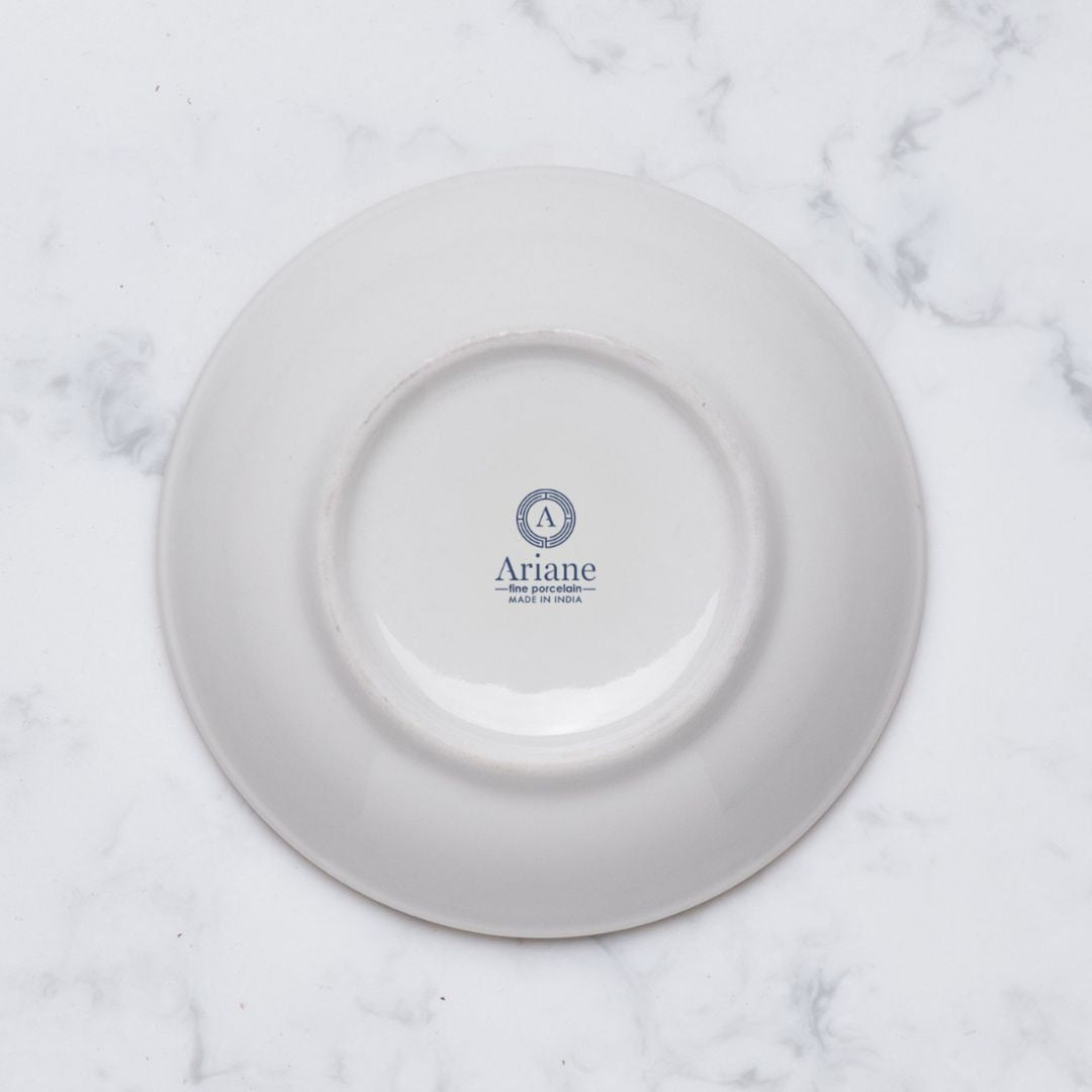 Round Deep Plate | 8.2"| Porcelain, Pack of 6