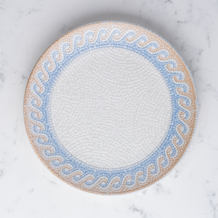 Round Rimless Plate | Porcelain , Pack of  12