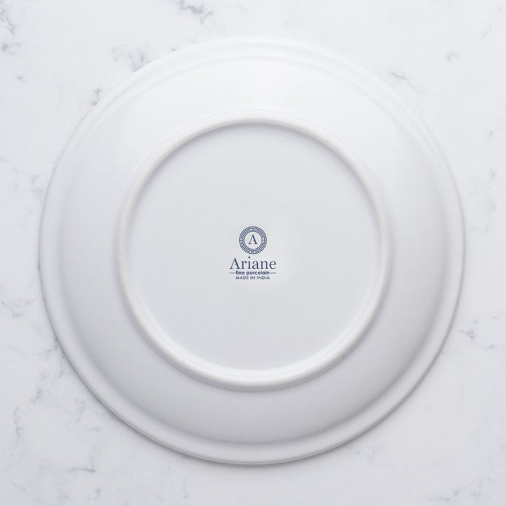 Round Rimless Plate | Porcelain , Pack of  12