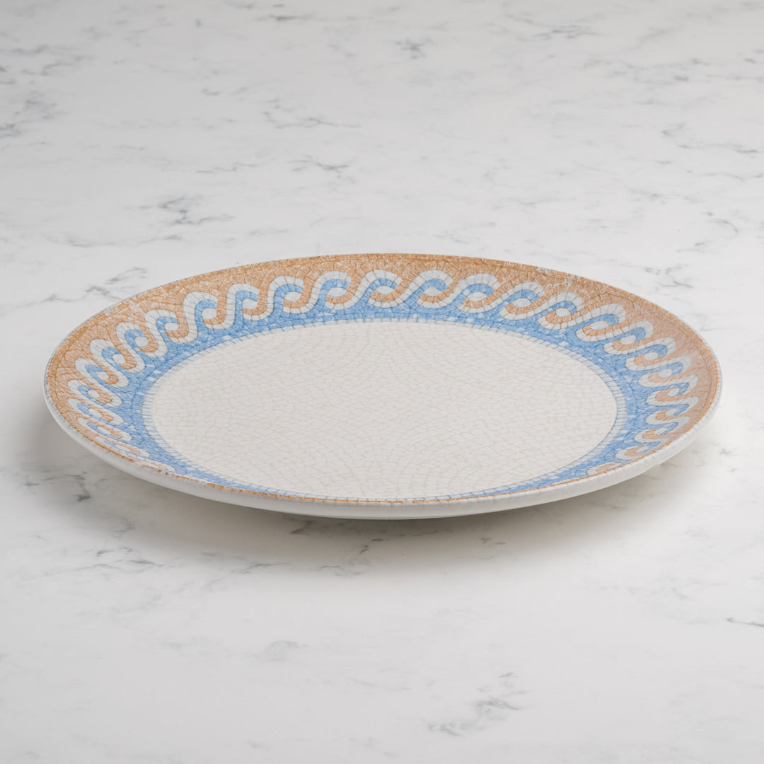 Round Rimless Plate | Porcelain , Pack of  12