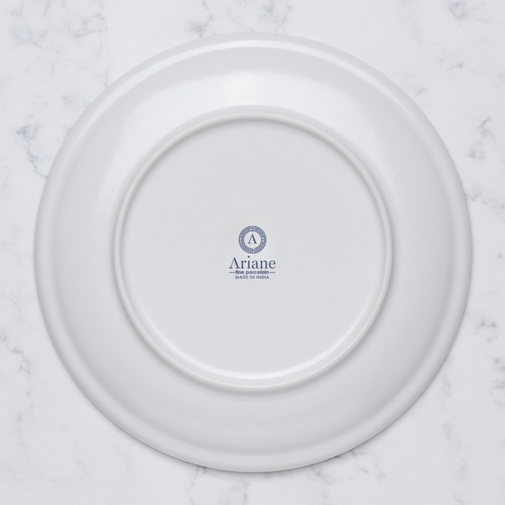 Round Rimless Plates | Porcelain, Set of 6