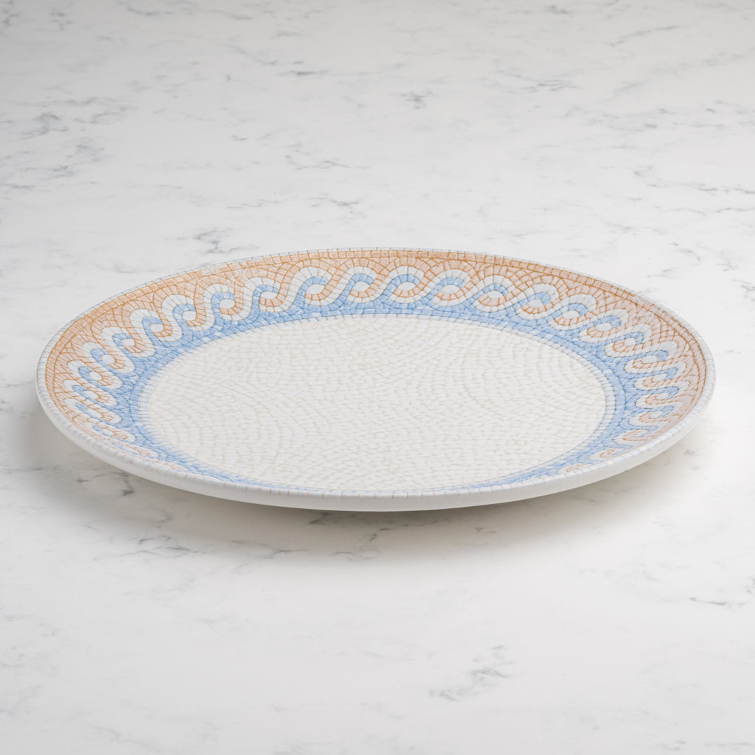 Round Rimless Plates | Porcelain, Set of 6