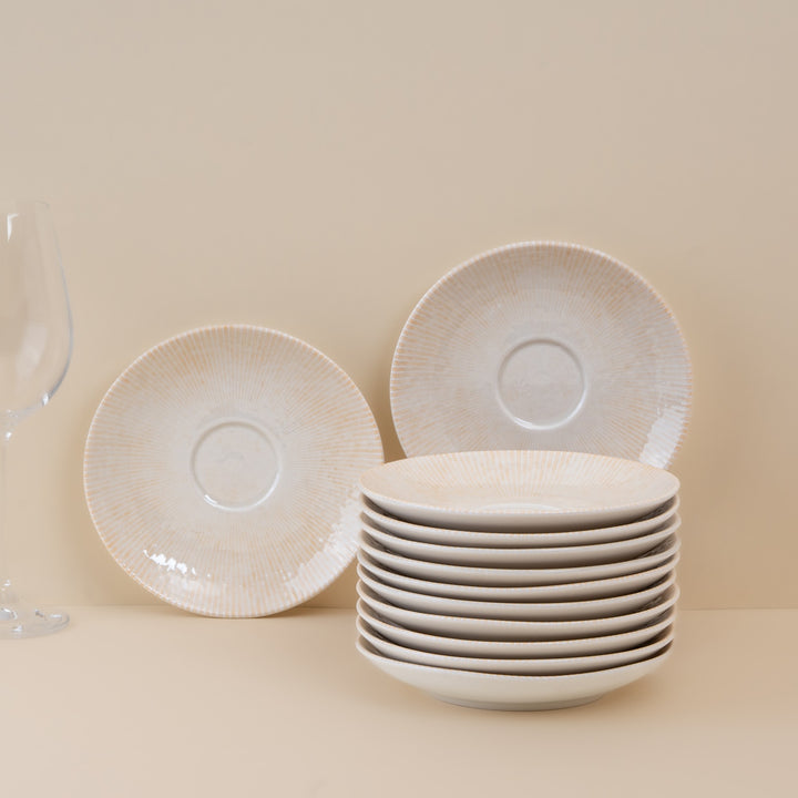 Saucer | 6", Porcelain | Pack of 12