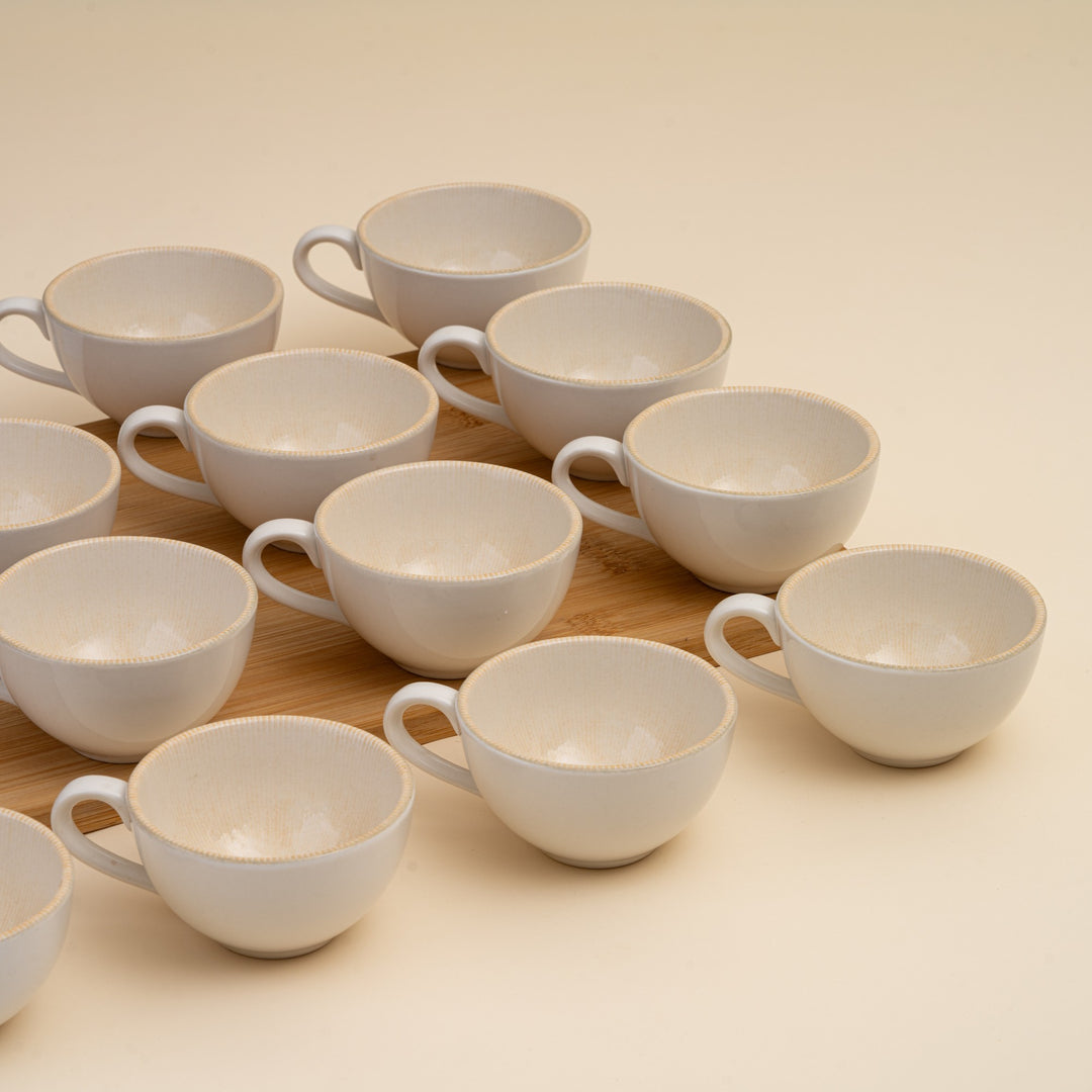 Cup Non-Stackable | Porcelain | Pack of 12 | 5.41oz