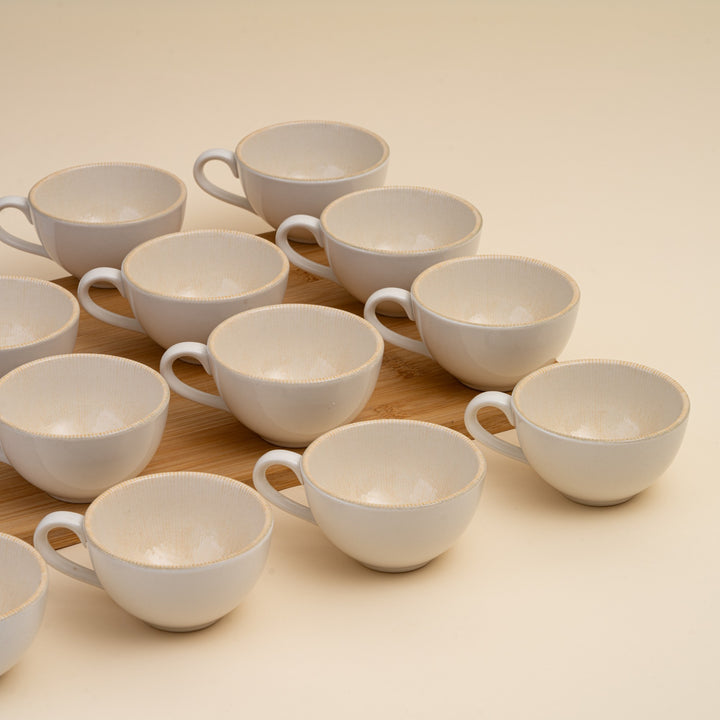 Cup Non-Stackable | Porcelain | Pack of 12 | 5.41oz