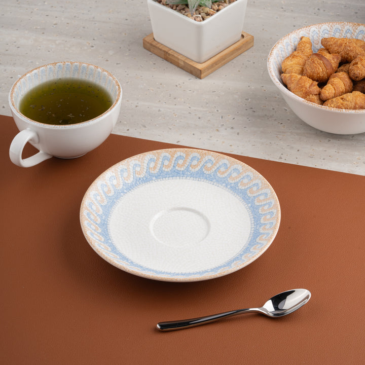 Modern Saucer | Porcelain, 6", Pack of 12