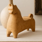Wooden Horse Décor Object Size 8X2.75X8 Inch