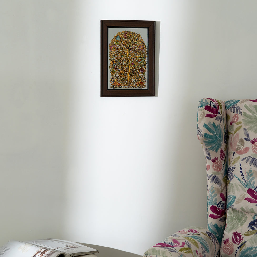 Tree of Life Mirror Painting | Hand Painted Acrylic Wall Art
