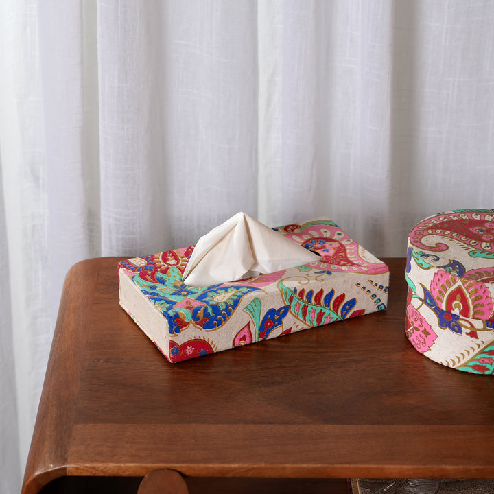 Handcrafted Organic Tissue Box