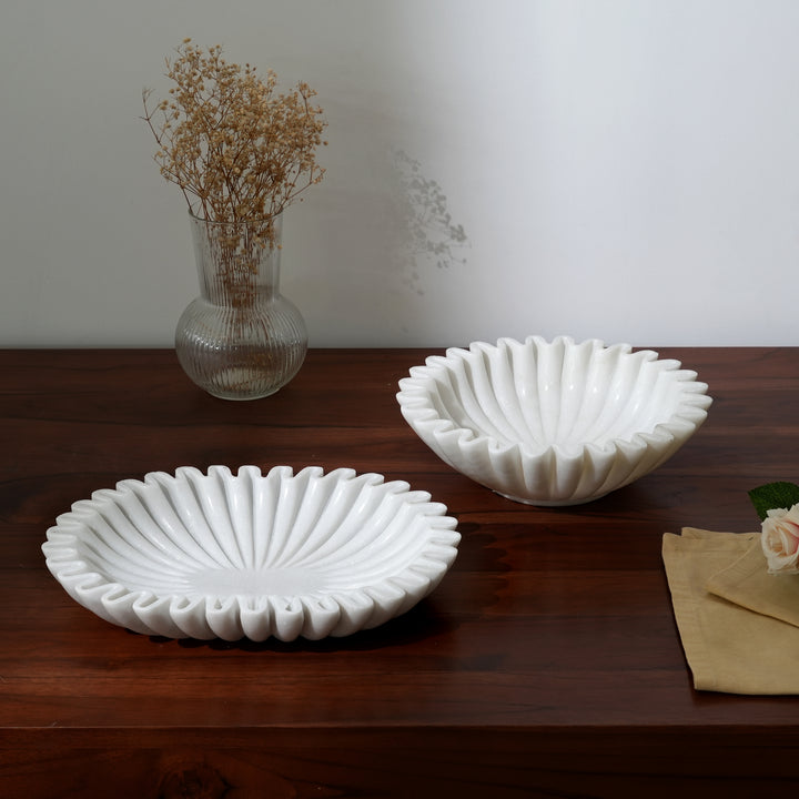 Handcrafted Marble Decorative Urli Bowl