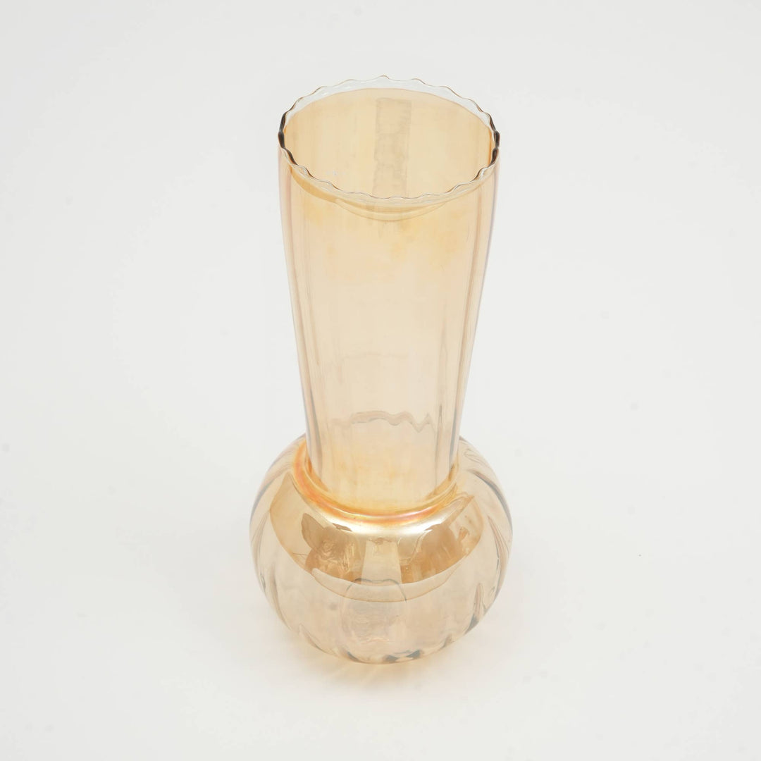 Glass Vase | Whimsy Whirlpool Large Vase | Unique Decorative Vase for Contemporary Home Decor