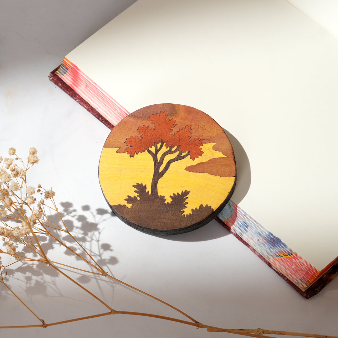 Nature Tree Fridge Magnet | Natural Wood Art