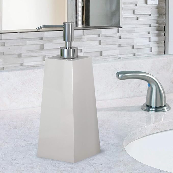 Elegant Soap/Lotion Pump, White