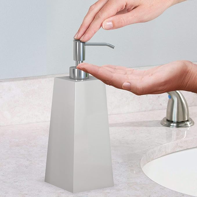 Elegant Soap/Lotion Pump, White