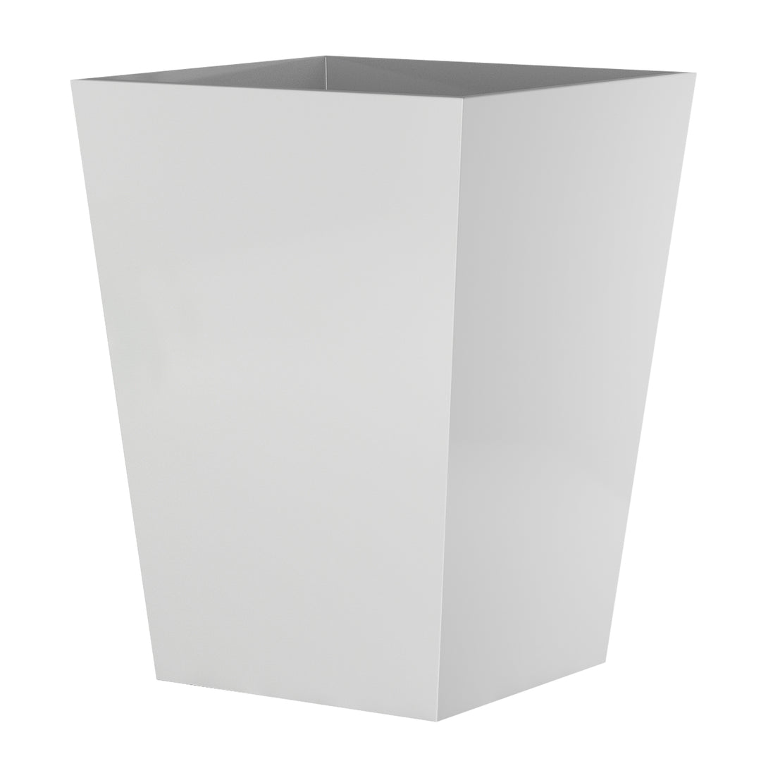 Resin Wastebasket, 7Qt, White