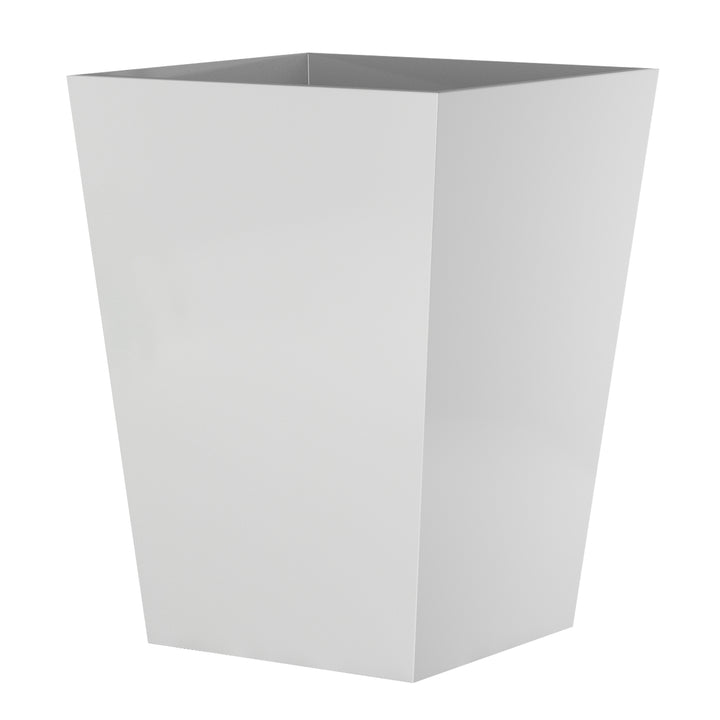 Resin Wastebasket, 7Qt, White