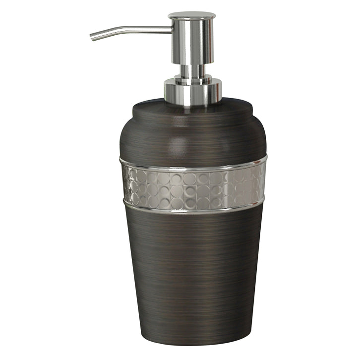 Stainless Steel Liquid Soap Dispenser Pump Bottle | Bathroom Vanity & Kitchen Sink,Holds Soap,Lotion & Sanitizer | Orb