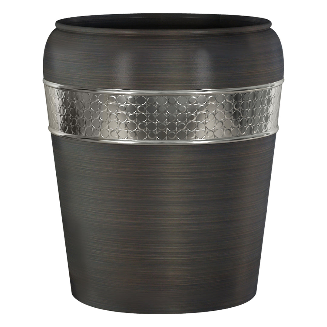 nu steel Metal Wastebasket, 7Qt, Oil Rubbed Bronze Finish