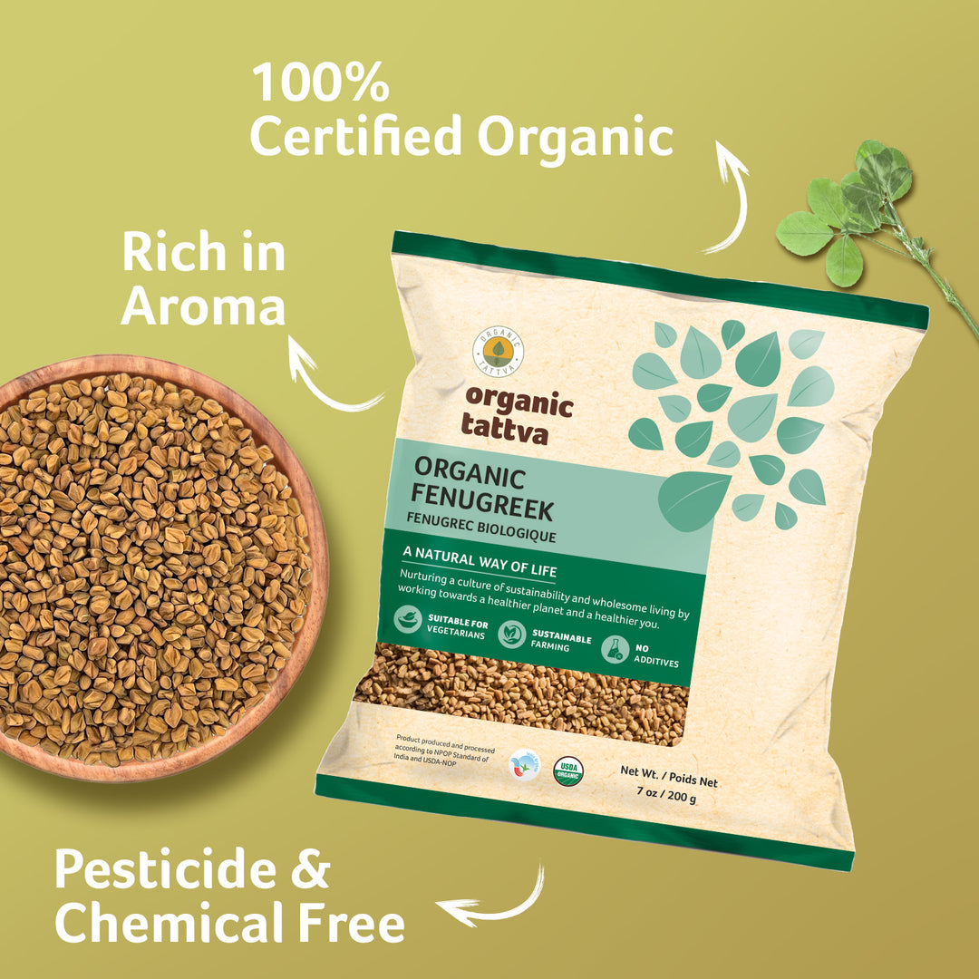 Organic Fenugreek 7 oz Pack of 24