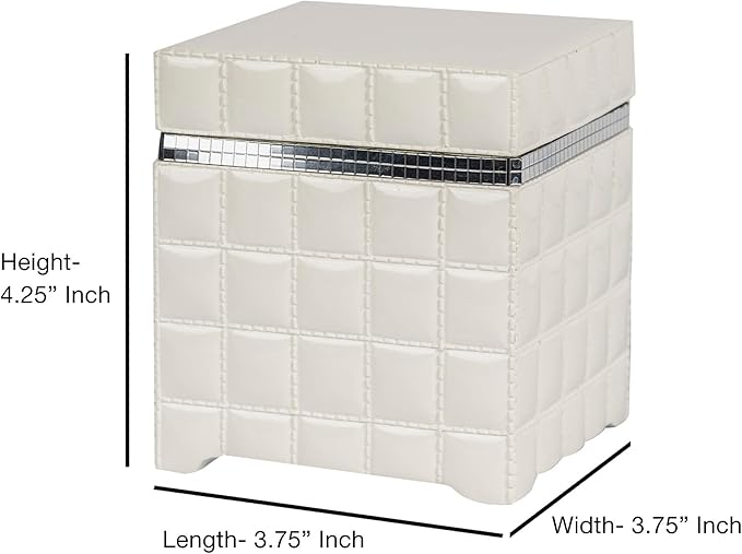 8 Pcs Resin Bath Accessory Set for Vanity Countertops  Includes Cotton Container, Dish,Toothbrush, Tumbler,Soap Lotion,Waste Basket,Tissue Box Holder,Tray | White