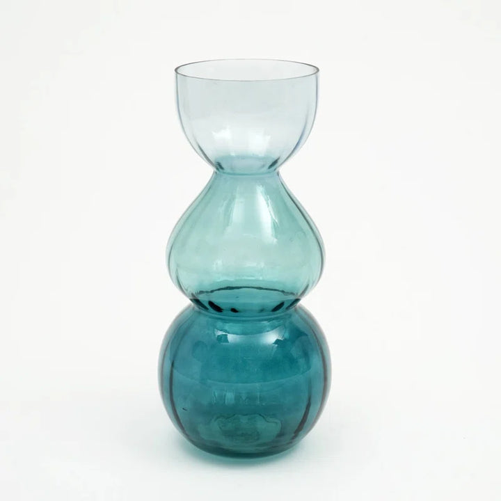 Decorative Opulent Bauble Glass Vase-6.50X14"