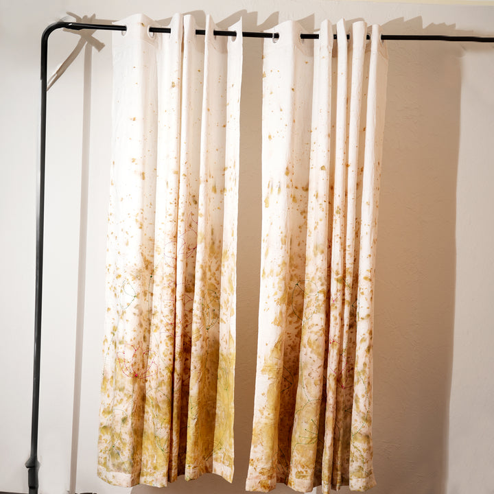 Natural Bamboo Cotton Curtain  Soft Light & Airy Drape