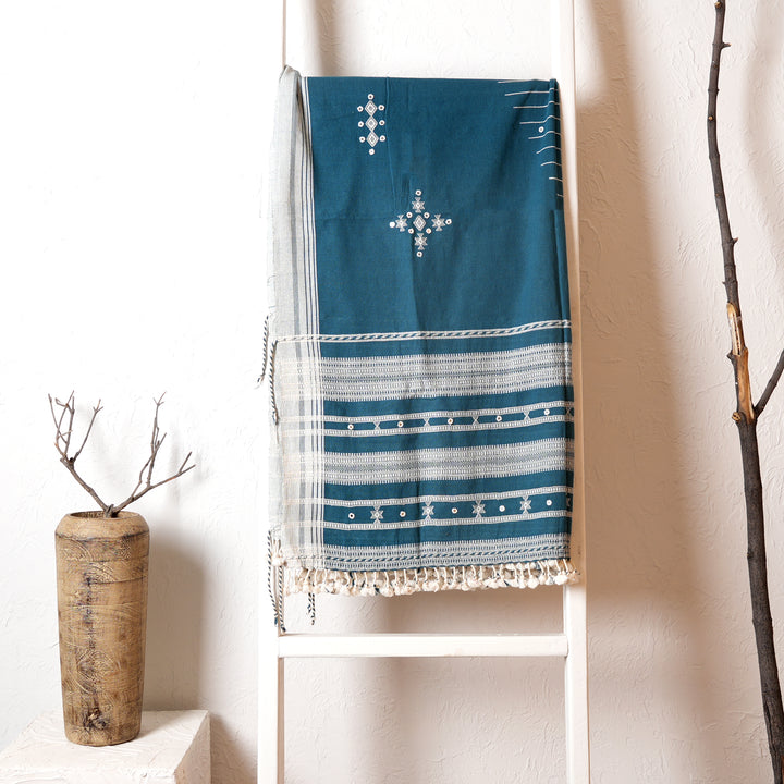 Kala Cotton Handloom Dupatta | Kutch Weave | Natural Dye |100X40"