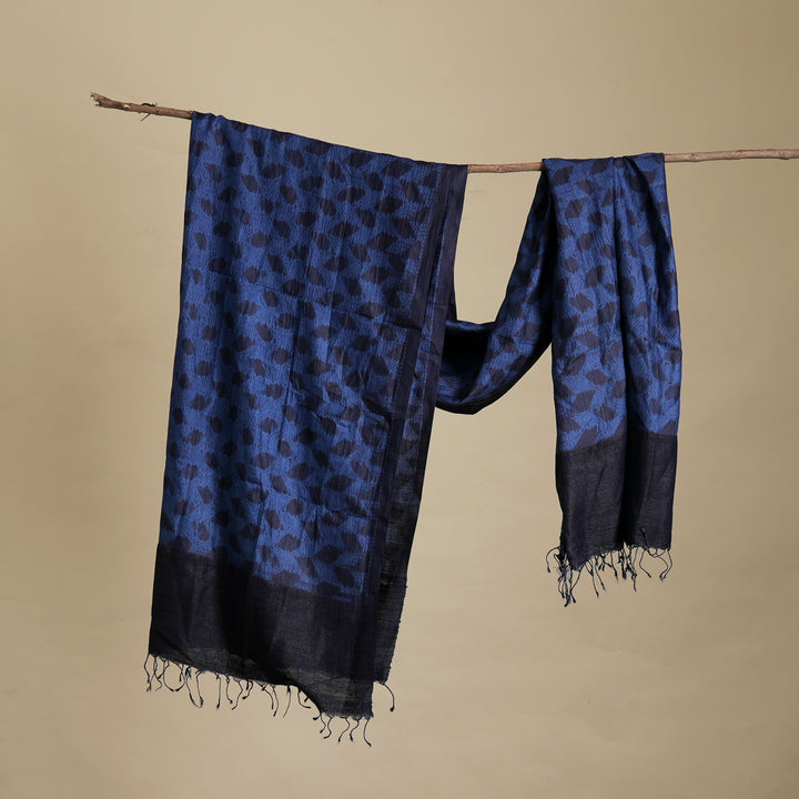 Artisan Shibori Dupatta | Hand-Dyed Tussar Silk Blend