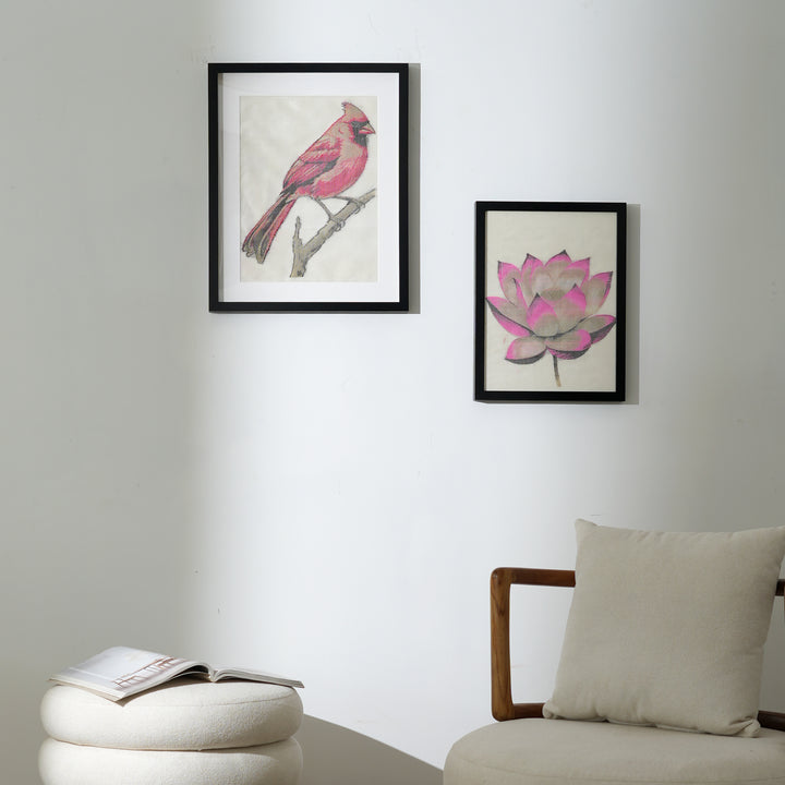 Lotus Kanjivaram Silk Art | Handloom Wall Decor