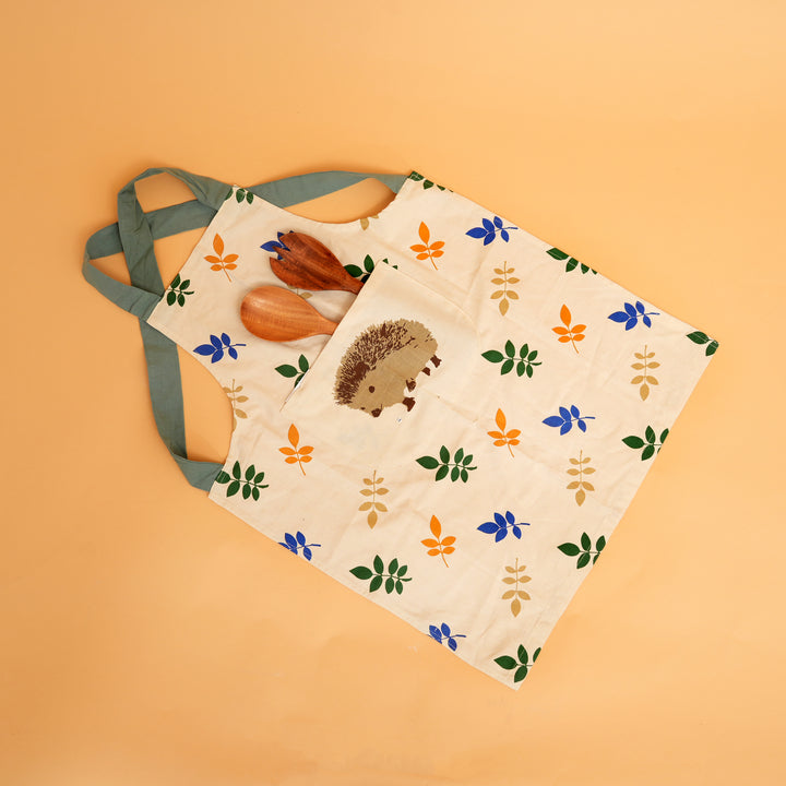 Printed Baby Apron | 100% Cotton, Soft & Breathable Mealtime Essential