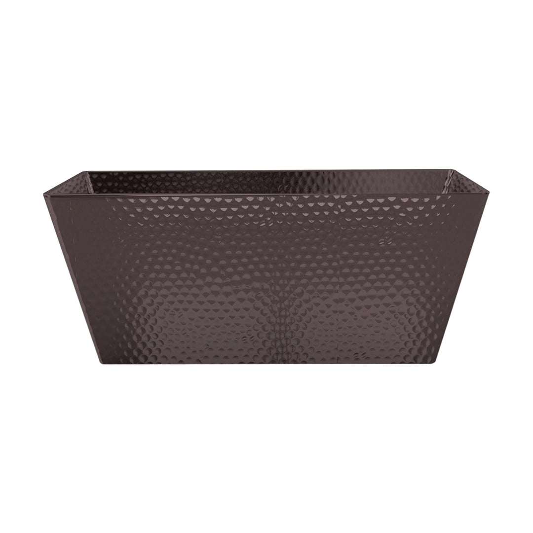 Hammered Metal Vanity Toilet Tank Tray | Oil Rubbed Bronze