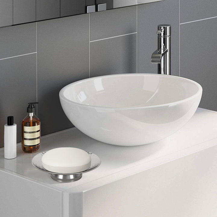Soap Dish for Bathroom Counter,Shower & Kitchen |  Matt/Shiny