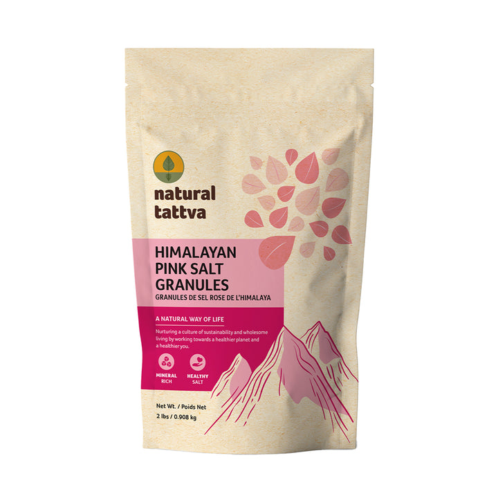 Natural Tattva Himalayan Rock Salt 2 lbs Pack of 10