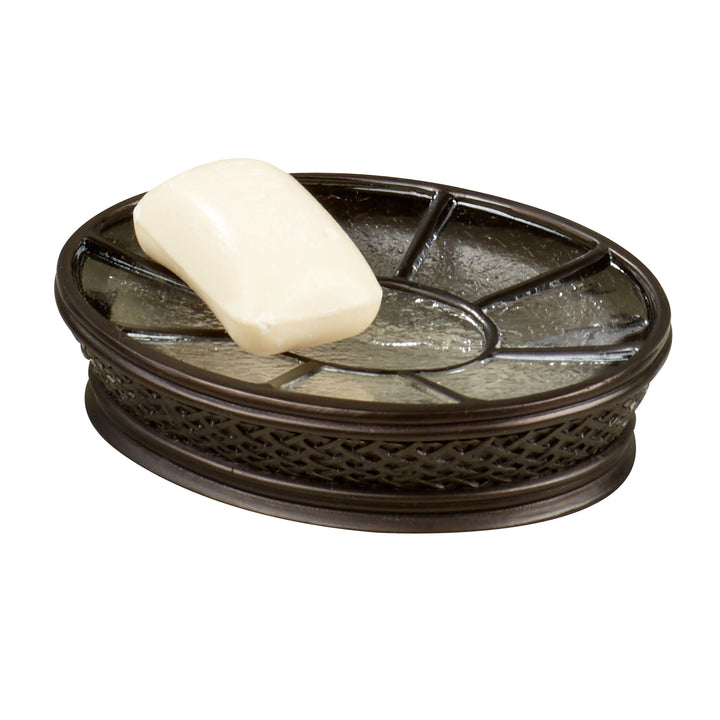 Resin Soap Dish for Bathroom Counter,Shower & Kitchen | Orb