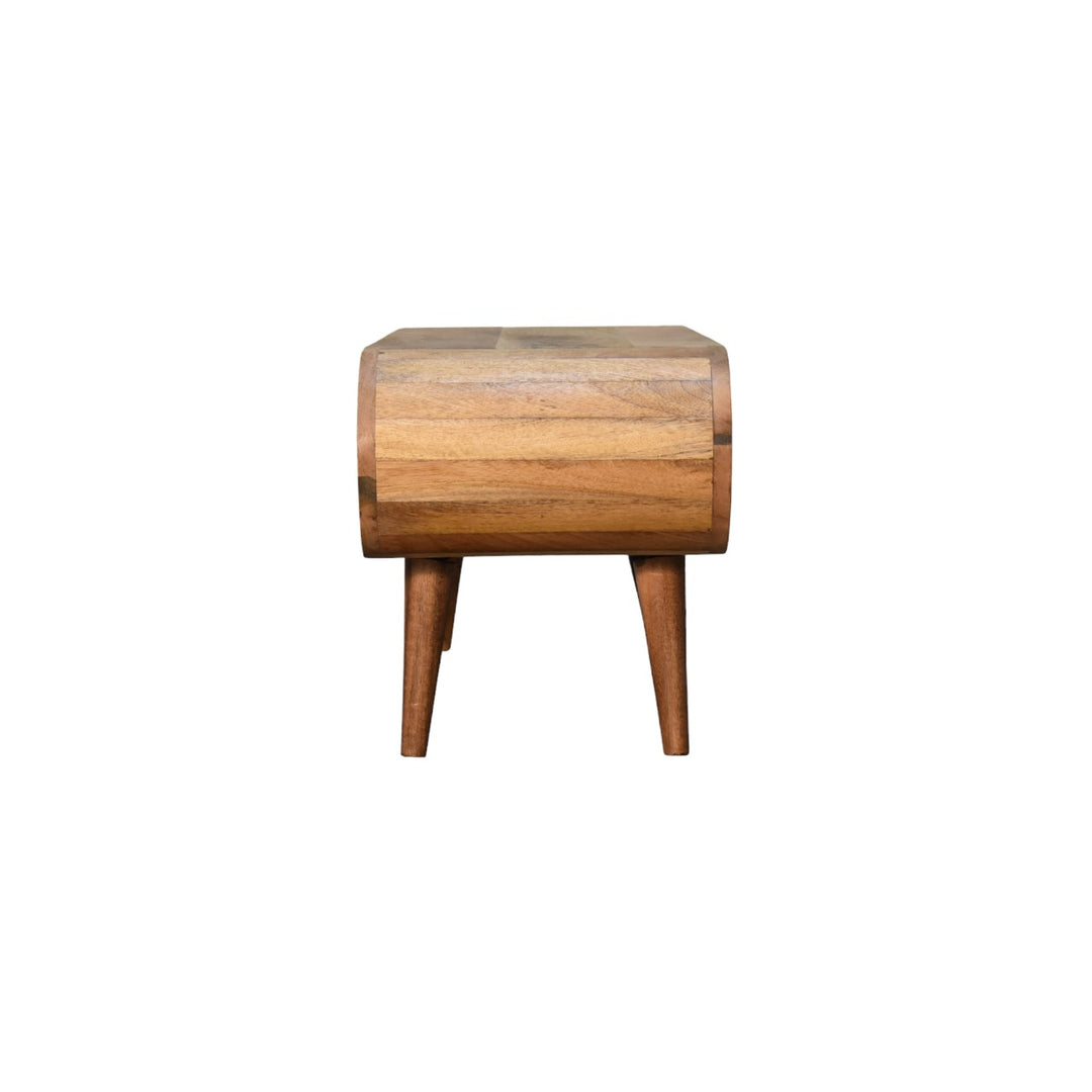 Amaya Nordic Style Oak-ish Coffee Table, Nordic Lega, Open storage