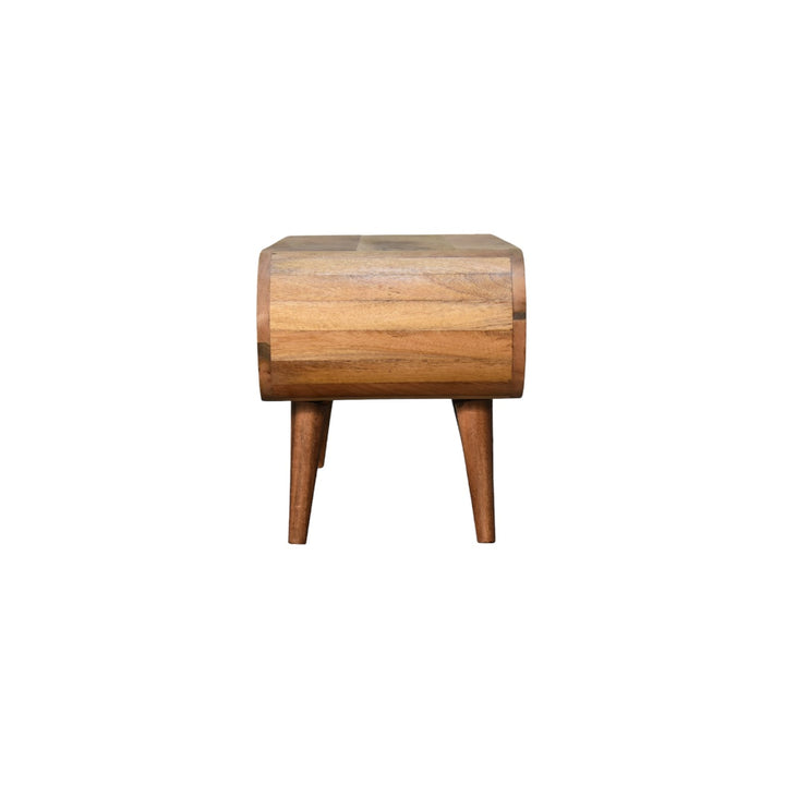 Amaya Nordic Style Oak-ish Coffee Table, Nordic Lega, Open storage