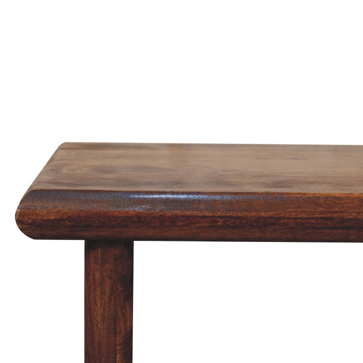Solid Wood Rio Coffee Table, Dark Brown