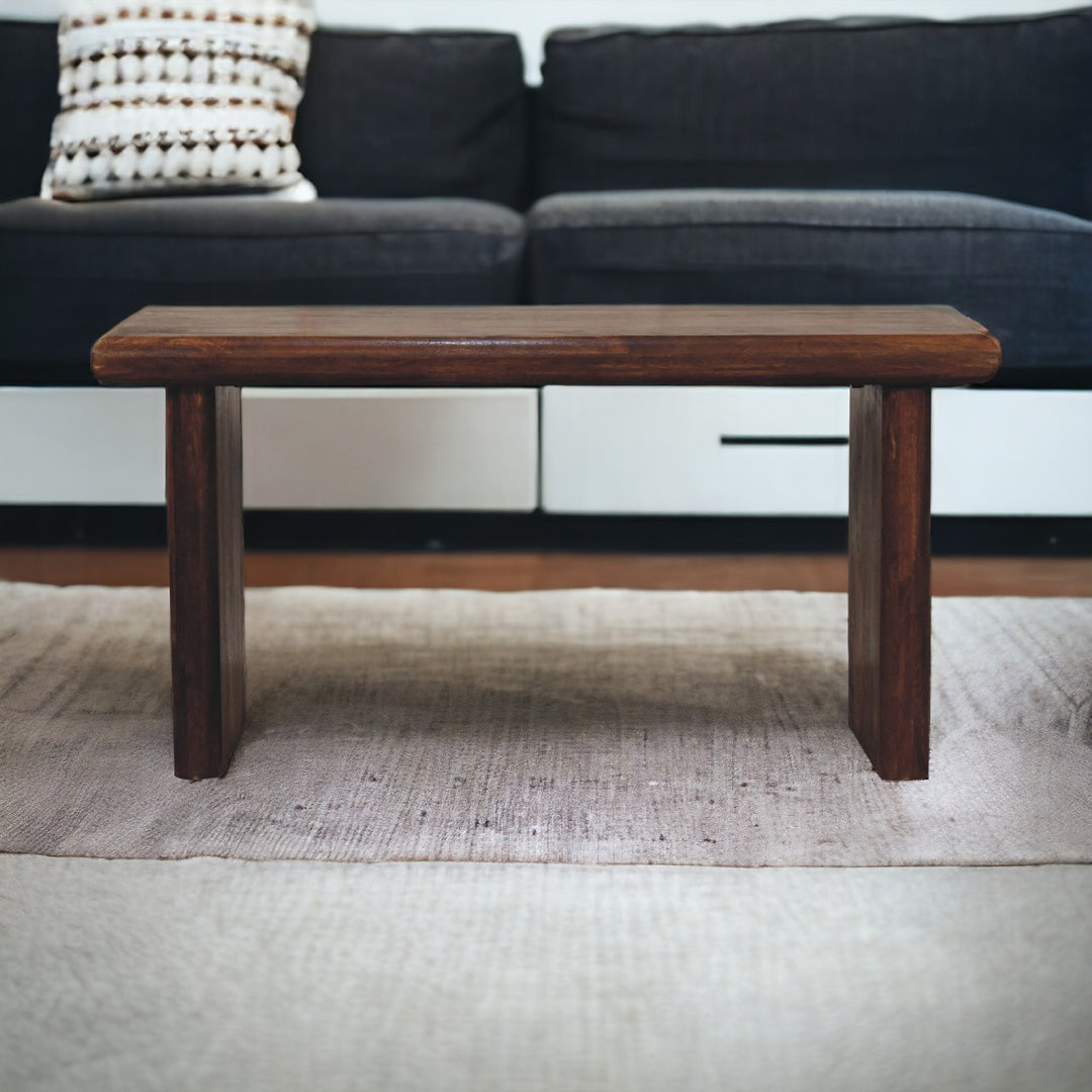 Solid Wood Rio Coffee Table, Dark Brown