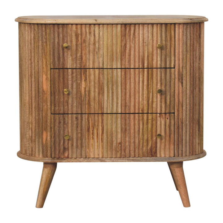 Soba Nordic Chest, 3-Drawers, Nordic Legs, Light Brown