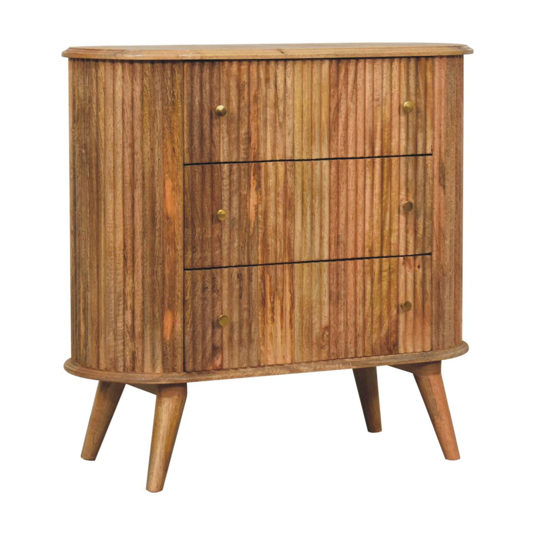 Soba Nordic Chest, 3-Drawers, Nordic Legs, Light Brown